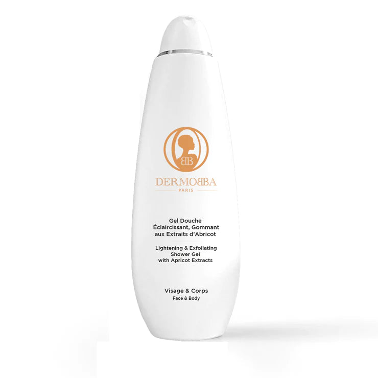 Dermobba Exfoliating and Lightening Shower Gel with Apricot Extracts 400 g
