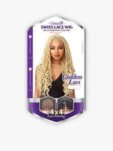 Cloud9 4x4 Part Swiss Lace Wig GODDESS LOCS, Synthetic Hair Wig