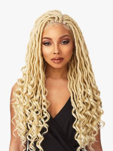 Cloud9 4x4 Part Swiss Lace Wig GODDESS LOCS, Synthetic Hair Wig