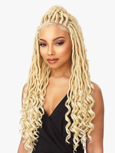 Cloud9 4x4 Part Swiss Lace Wig GODDESS LOCS, Synthetic Hair Wig