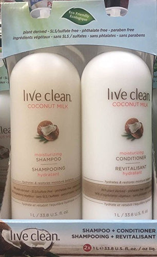 Live Clean Coconut Milk Shampoo 1L