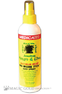 Mango & Lime Medicated No More Itch Gro Spray 10 Oz