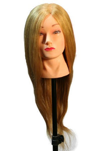 Practice Mannequin Human Hair #Blonde 24"