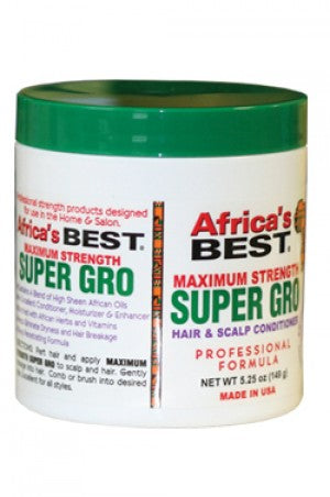 Africa's Best Maximum Strength Super Growth Scalp & Hair Conditioner 5.25oz