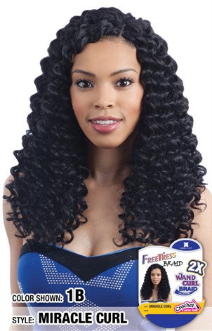 Freetress Miracle Curl,  Synthetic Braids