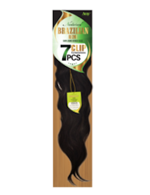 Natural Brazilian Remi Clip in 7 Pieces 18