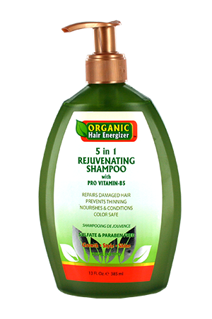 Organic Hair Energizer 5 in 1 Shampoo 13oz