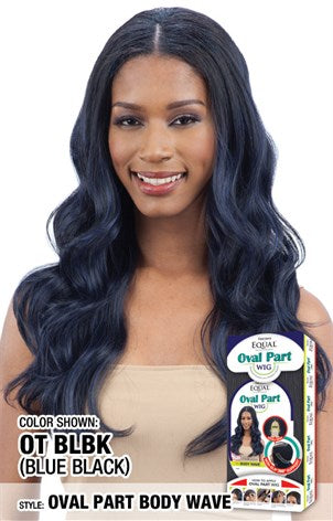Freetress Equal Oval Part Body Wavy, Synthetic Hair Wig