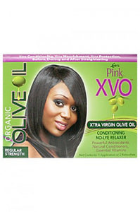 Pink XVO Olive Oil Relaxer Kit (regular)