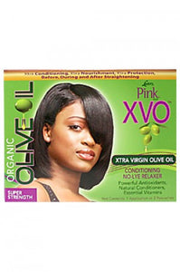 Pink XVO Olive Oil Relaxer Kit (Super)