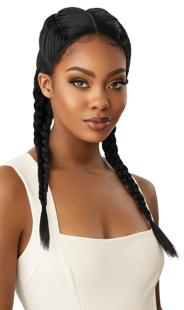 LACEFRONT SWISSX ALEKA YAKI, Braided Wig