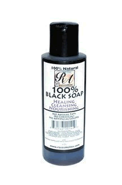 RA Cosmetics 100% Liquid Black Soap 4oz