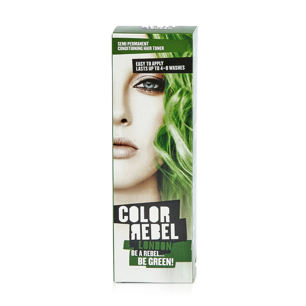 COLOR REBEL LONDON Semi Permanent Hair Toner (100ml) - Green