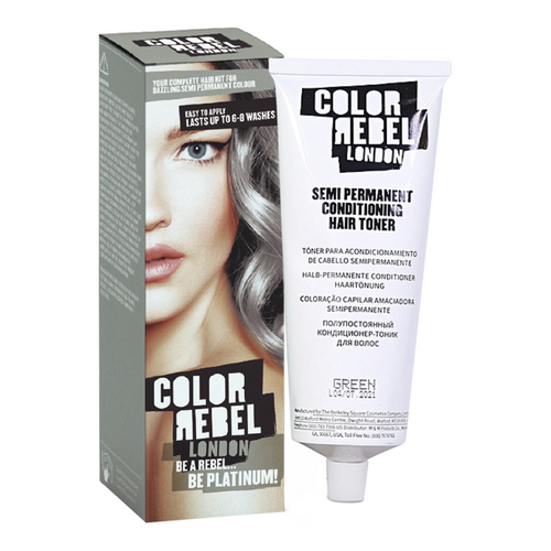 COLOR REBEL LONDON Semi Permanent Hair Toner (100ml) - Platinum