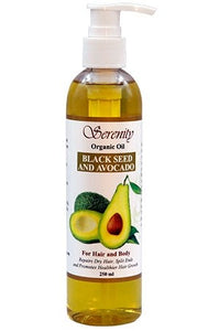 Serenity Organic BlackSeed & Avocado Oil 250ml