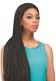 Senegal Box Braids Wig, Synthetic Wig