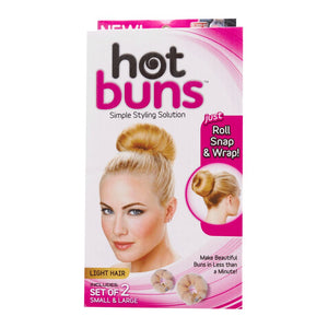 Hot Buns Style Builder(Blonde,Light Hair) (2pc/bx)