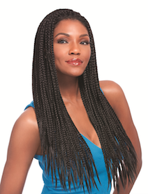 Senegal Full Braids Wig, Synthetic Wig