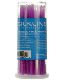 SILKLINE Disposable Micro-Applicators for Eyelash [100pcs/jar]