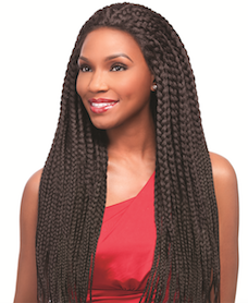 Senegal Maxi Braids Wig, Synthetic Wig