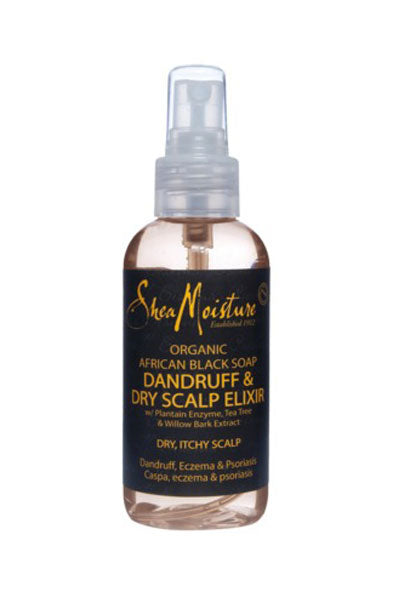 Shea Moisture African Black Soap Dandruff & Scalp Elixir 4oz