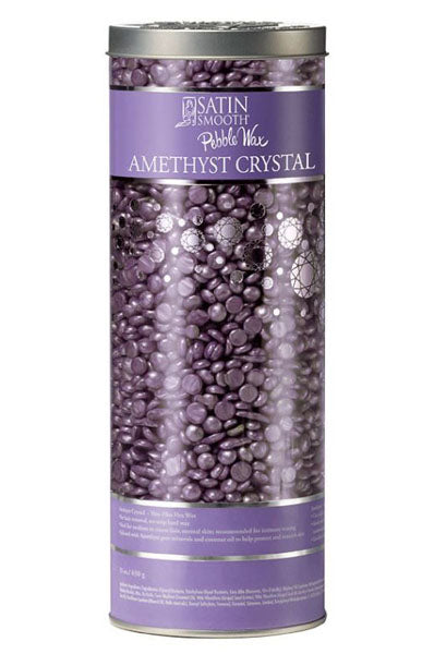 Satin Smooth Pubble Hard Wax Amethyst Crystal 23oz/650g, Spa