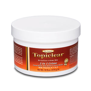 Topiclear 3 in 1 Creme Cocoa Butter, Shea Butter, Carrot Butter 8oz