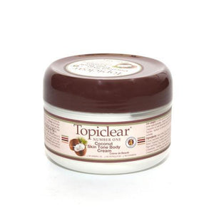 Topiclear Number One Coconut Skin Tone Body Cream 170g / 6oz