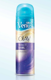 Olay Shave Gel Violet Swirl 238g, For Men