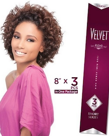 Velvet Remi Retro Curl(3 Pcs Short Series), Remi Hair Extensions