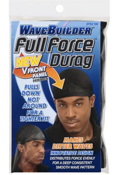 WaveBuilder Full Force Durag [Black]