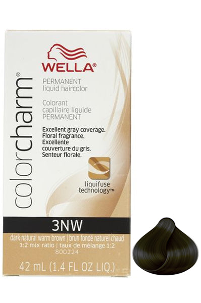 Wella Color Charm Liquid #3NW Dark Natural Warm Brown