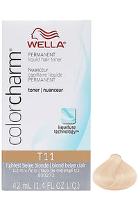 Wella Color Charm Liquid Toner #T11 Lightest Beige Blonde