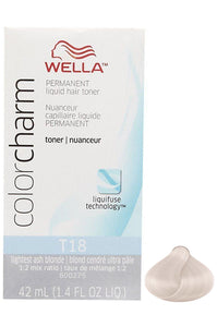 Wella Color Charm Liquid Toner #T18 Lightest Ash Blonde