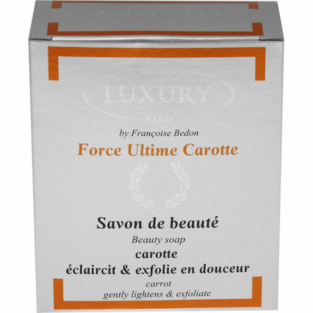 White Luxury Paris Carrot Lightening & Exfoliating Soap 7oz