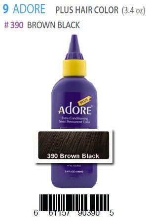 Adore Plus Hair Color #390 Brown Black