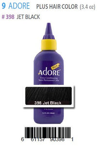 Adore Plus Hair Color #398 Jet Black