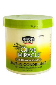 African Pride Olive Miracle Leave-In Conditioner-Jar 15oz