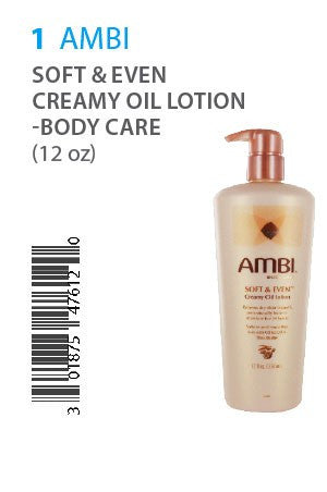Ambi Soft & Even Creamy Oil Lotion 8oz