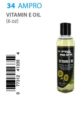 Ampro Pro Styl Hair & Skin Vit. E Oil 6oz