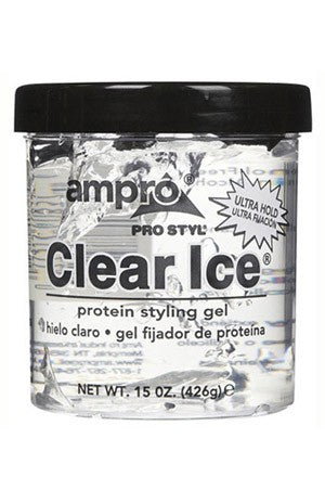 Ampro Pro Clear Ice Protein Styling Gel Ultra Hold 15oz