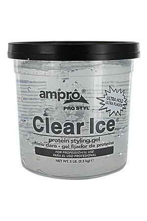 Ampro Pro Clear Ice Protein Styling Gel Ultra Hold 32oz