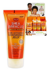African Pride Shea Miracle Curl Acti Moisturiz Jelly 6oz