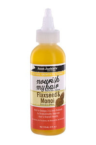 Aunt Jackie's Natural Growth Oil-Flaxseed & Monoi 4oz