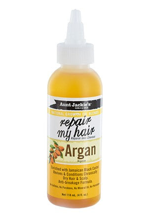 Aunt Jackie's Natural Growth Oil Repair My Hair-Argan 4oz