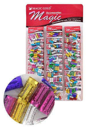 Assorted Hair & Nail Ring Large Bead pk of 10 pieces