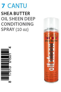 Cantu Shea Butter Oil Sheen deep conditioning spray 10 Oz