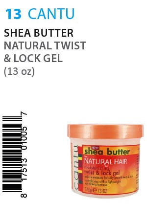 Cantu Shea Butter Natural Twist & Lock Gel 13oz