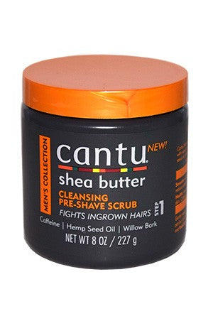 Men's Shea Butter Cleansing Pre-Shave Scrub 8oz, For Men