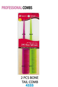 Bone Tail Comb Assort 2 pcs